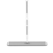 Spin Mop with 180 Rotating Head, Extendable Aluminum Handle, Wet and Dry Floor Mop 40cm for Home Cleaning