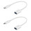 USB TypeC OTG Adapter 2 Pack for OnePlus Nord CE3, USB C to USB 3.0 OTG, Speed Data Transfer, White 1