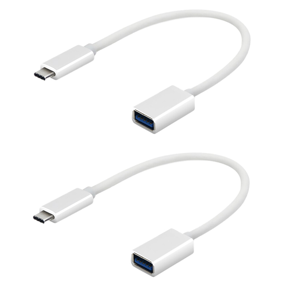 Usb C Otg Adapter 2 Pack For Lg Tone Fp9e, Speed Data Transfer, Type C 3.0 Plugandplay White 9092120098075