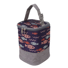 Breastmilk Cooler Bag 3L Waterproof Insulated Baby Bottle Warmer with Handle for Travel and Nursing Moms (Fish)