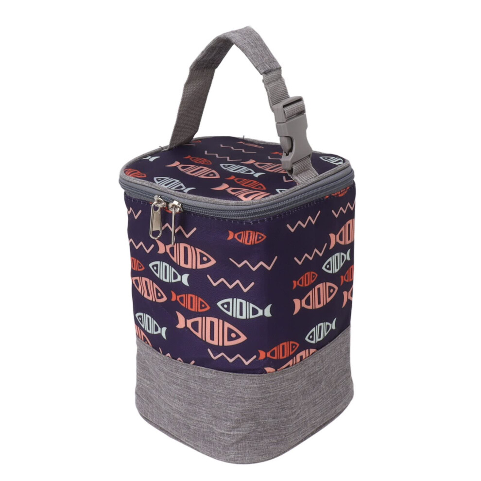 Breastmilk Cooler Bag 3L Waterproof Insulated Baby Bottle Warmer with Handle for Travel and Nursing Moms (Fish)