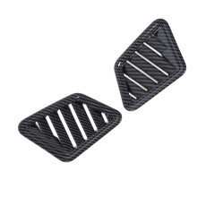 1 paio di coperture per presa d'aria anteriore, stile fibra di carbonio, L200
