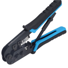 Network Cable Crimping Tool RJ45 RJ11 Ethernet with Cutter 8P 6P Modular Connectors
