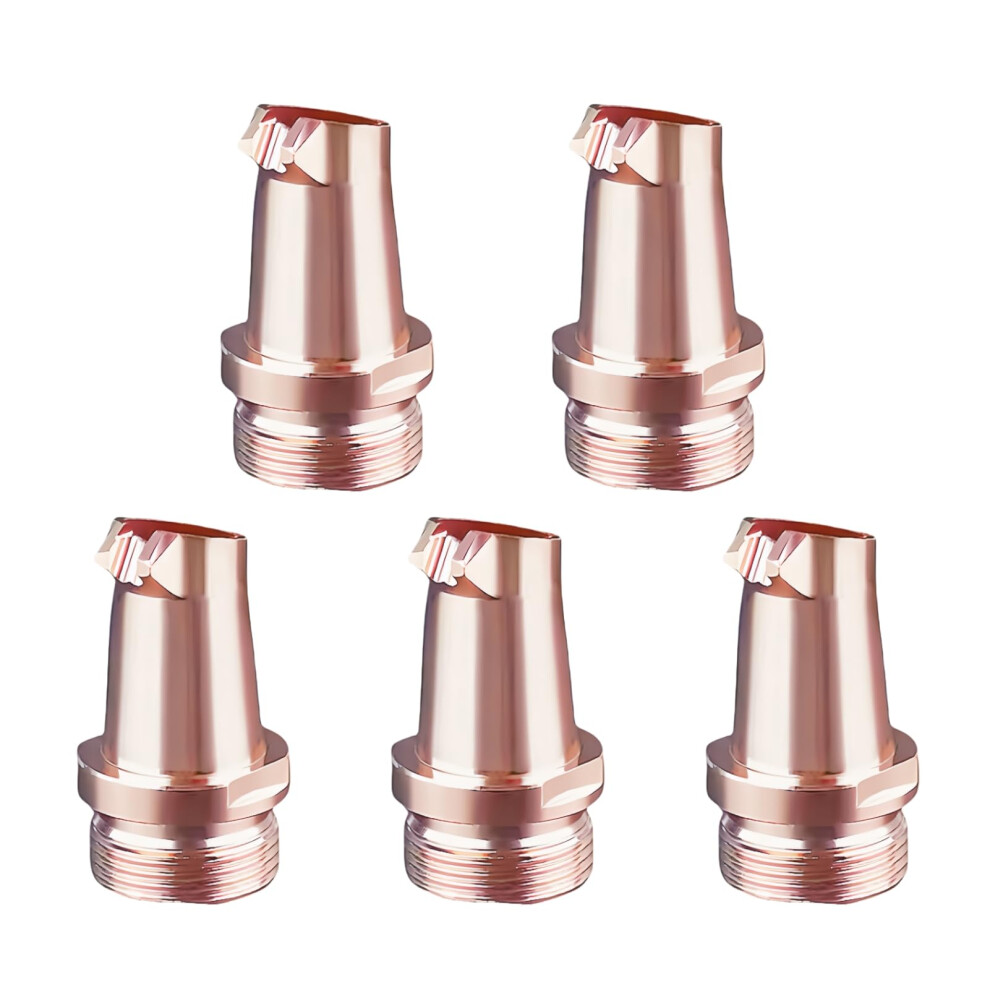 5 Pcs M16 Copper Laser Welding Nozzle As20d For Double Wire Feeding Laser Welder Gun 9092120751444