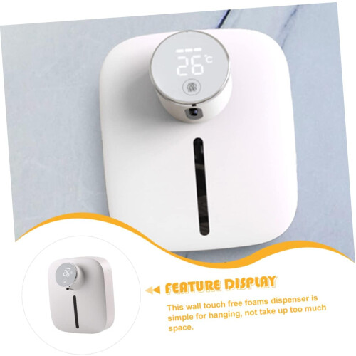 Automatic Foaming Soap Dispenser with Smart Sensor, Rechargeable Touchless for Bathroom and Kitchen 1