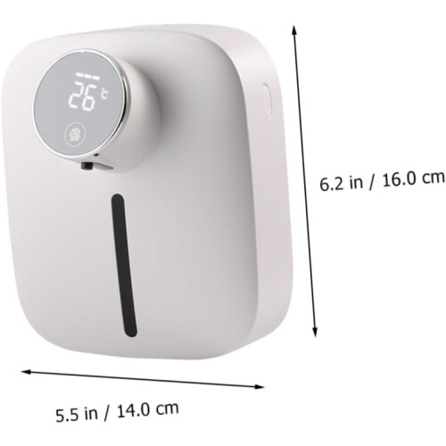 Automatic Foaming Soap Dispenser with Smart Sensor, Rechargeable Touchless for Bathroom and Kitchen 2