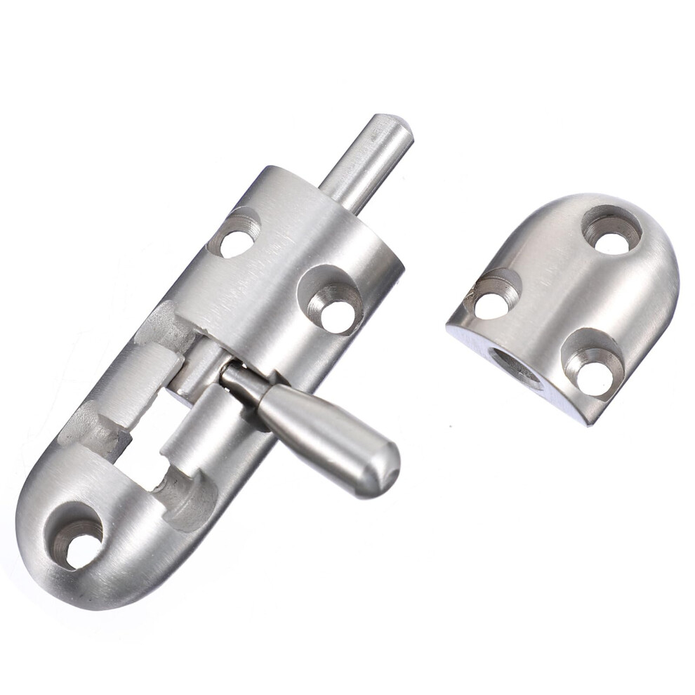 Stainless Steel Sliding Door Lock Latch With Antitheft Slide Bolt For Home And Hotel Security 9092120751925