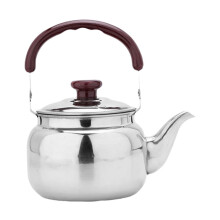 Stainless Steel Tea Kettle Fast Heating Outdoor Camping Use Ergonomic Grip Smooth Pouring