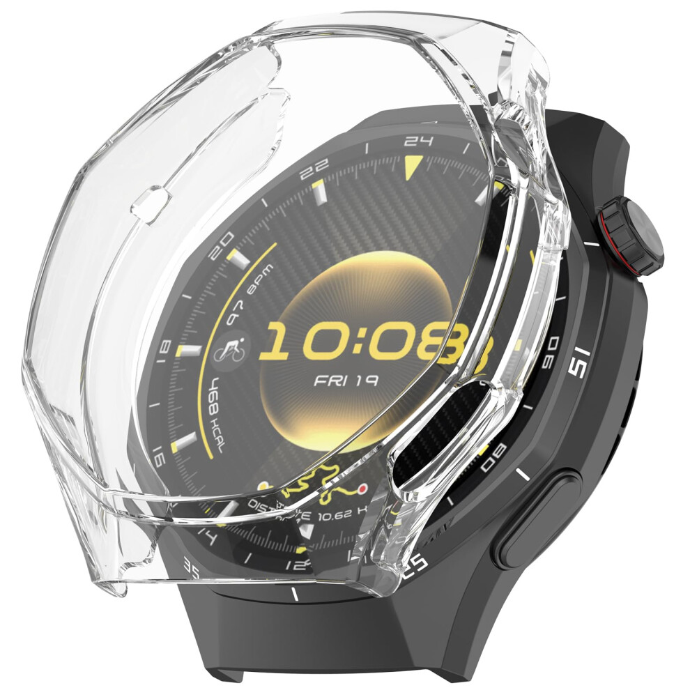 Tpu Case With Builtin Screen Protector, Clear Electroplated Full Coverage For Huawei Watch Gt 6 Pro 9169991898599
