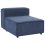 Beliani 1-Seat Section ARDAL Corduroy Dark Blue 6
