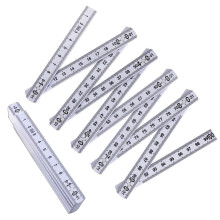 2 Pieces 1 Meter Foldable Ruler, Compact Measuring Stick with Accurate Scale for Easy Storage