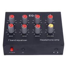 7 Band Sound Equalizer with NE5532 Chip and BuiltIn Headphone Amplifier for Gaming and Music