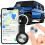 Mini GPS Tracker with Global Coverage, No Monthly Fee, Waterproof Locator for Vehicles and Pets 1