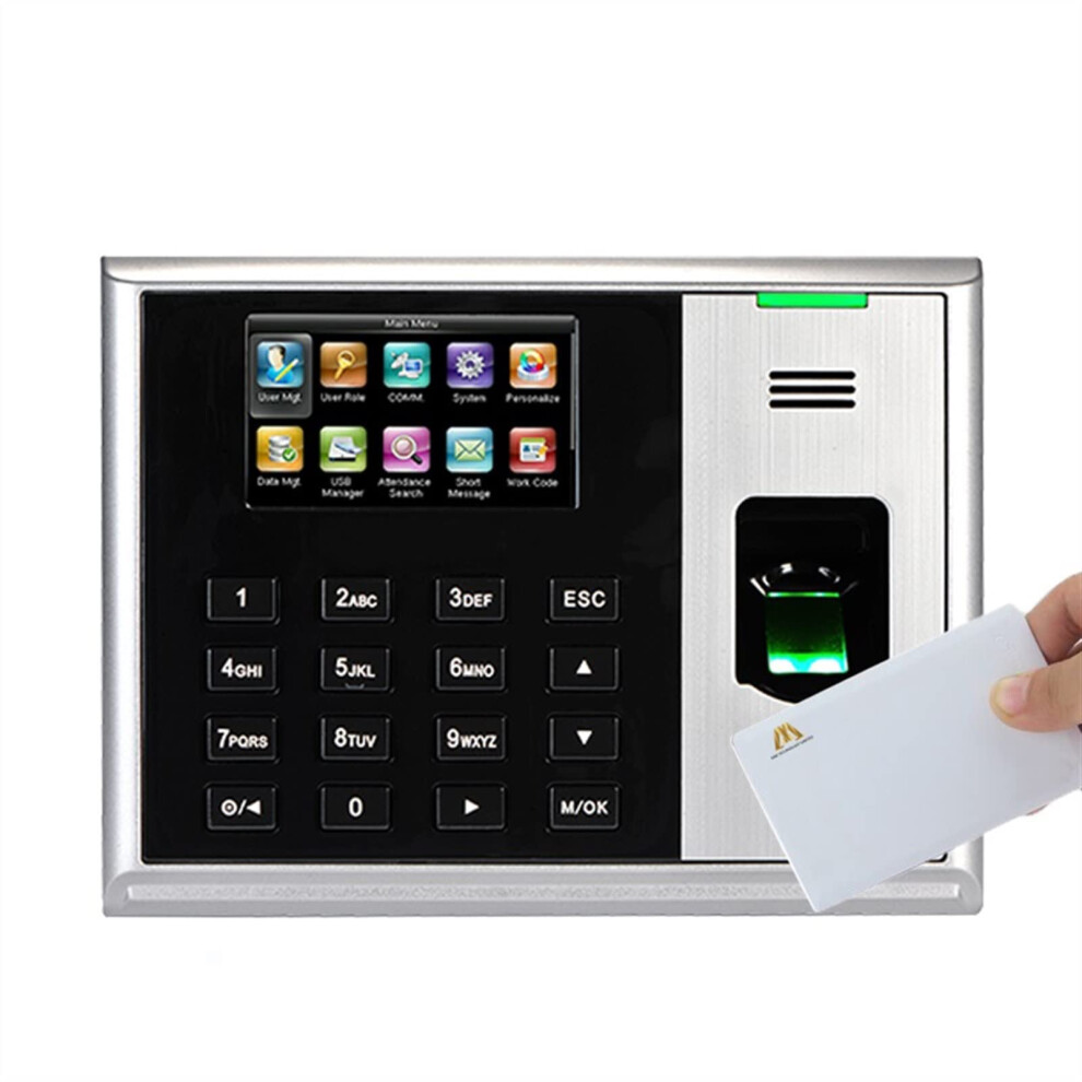 Biometric Time Attendance System S30 Fingerprint Time Clock With Tcpip Usb Connectivity And Spanish Interface 9169991614236