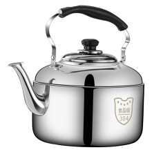 Stovetop Whistling Tea Kettle Stainless Steel Large Capacity with AntiScalding Handle for Gas and Induction