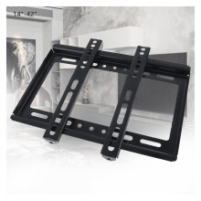 Fixed TV Wall Mount Bracket for 1442 Inch Screens, Low Profile VESA 200x200, 18kg Capacity