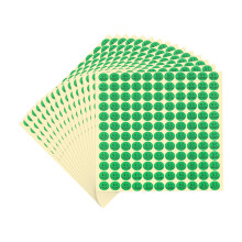QC Passed Stickers 1980 Pcs Bright Green Waterproof Quality Control Labels for Inspection