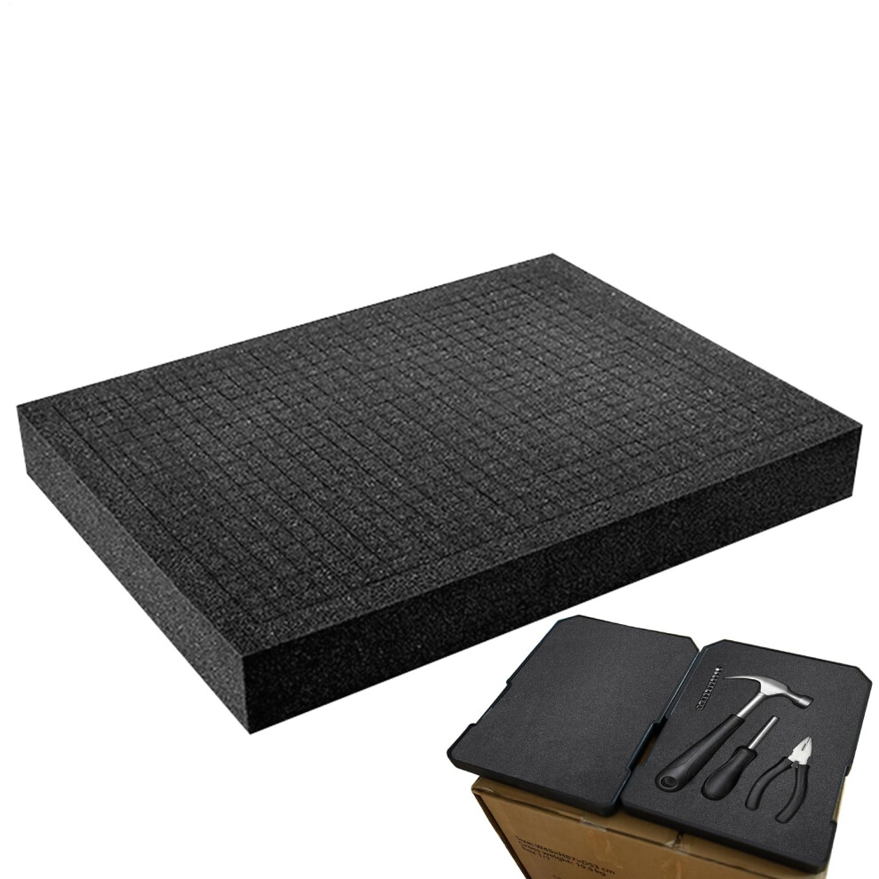 Pick And Pluck Foam Insert 40X40x5 Pu Protective Case Liner For Custom Tool Camera Jewelry Storage 9174973839163