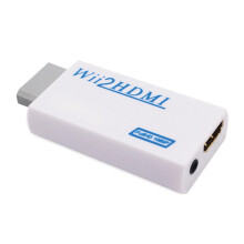 HDMI Adapter for Wii 1080P HD Video Upgrade with 3.5mm Audio Output Supports All Wii Modes