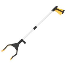 Trash Grabber Tool Litter Picker with Ergonomic Comfort Grip and Secure Locking Clamp for Outdoor Cleanup