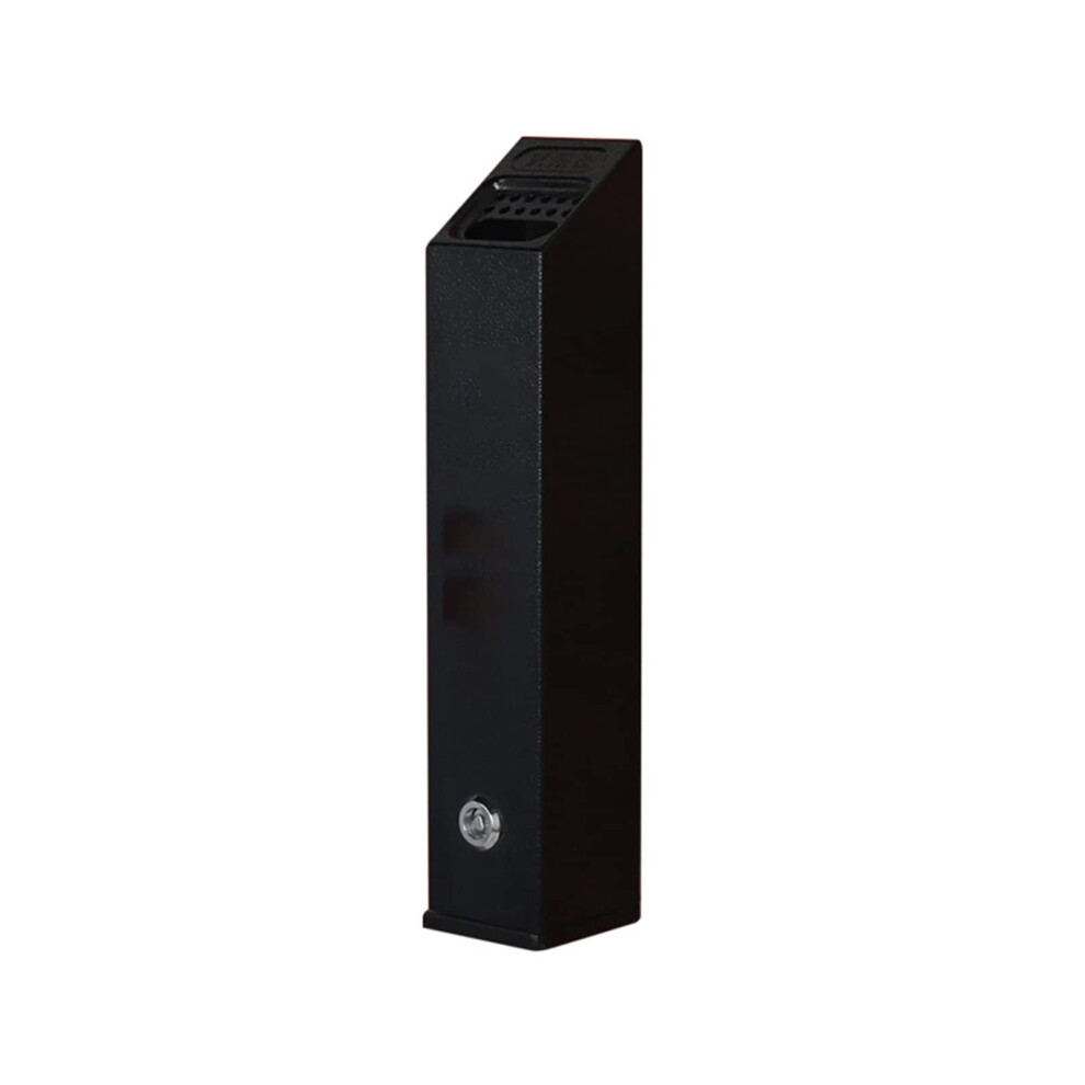 Outdoor Wall Ashtray Stainless Steel, Windproof Rust Resistant Easy Clean Design for Hotel Patio Garden