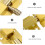 Heavy Duty Aluminum Sliding Door Lock Bolt for Windows and Doors AntiTheft Security Latch 5