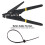 Adjustable Nylon Cable Tie Tool with Cutting and Fastening Function, Ergonomic Grip, Black 3