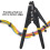 Adjustable Nylon Cable Tie Tool with Cutting and Fastening Function, Ergonomic Grip, Black 5