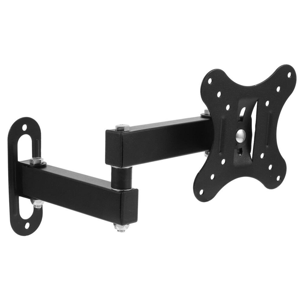 Wall Mount Monitor Bracket For 1424 Inch Tvs Adjustable Swivel Tilt Spacesaving Arm 9174973839934