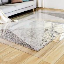Clear PVC Chair Mat for Carpet Floors, Transparent NonSlip Floor Protector for Home Office
