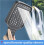 7Speed Handheld Shower Head with Filter, Large Panel  Pressure for Bathroom (Gray) 2