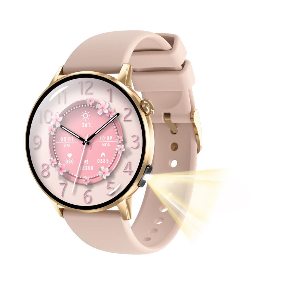 Smart Watch For Women With Bluetooth Calling, 1.32' Amoled, Ip68 Waterproof, Fitness Tracker For Android And Ios 9169991900780