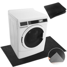 Washer and Dryer Mat 63x36 Inch Waterproof NonSlip Rubber Backing Noise Reducing Floor Protector