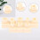 Resin Teeth Practice Model with Durable Realistic Design for Student Dental Training 8X 5