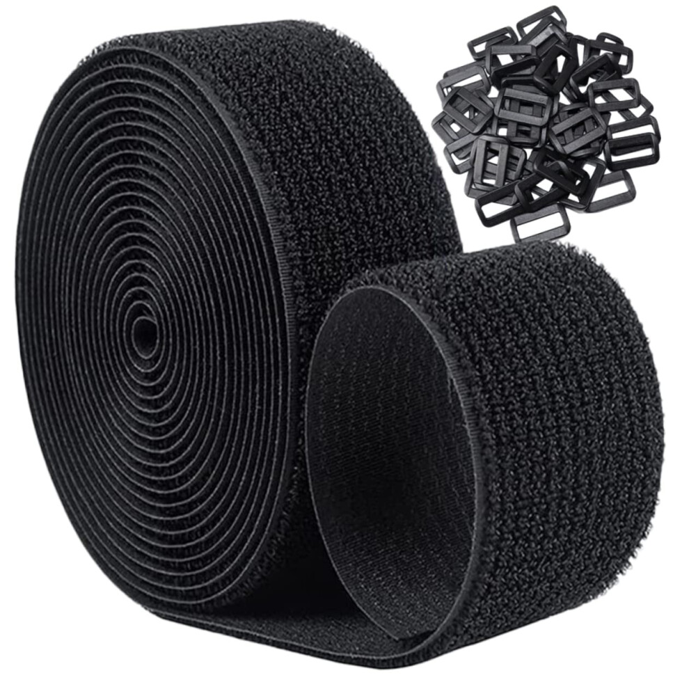 Adjustable Hook And Loop Cable Straps With Buckles Reusable Cable Ties For Home Office Organization 9113335917453