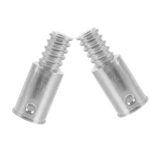 Mop Handle Threaded Adapter Heavy Duty Metal Replacement Tip for Broom or Cleaning Tool Pole