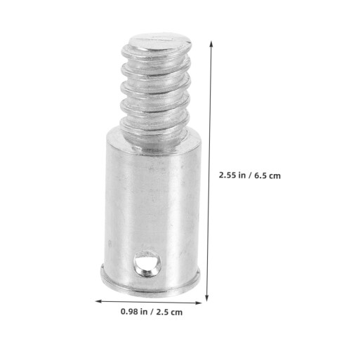 Mop Handle Threaded Adapter Heavy Duty Metal Replacement Tip for Broom or Cleaning Tool Pole 1