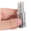 Mop Handle Threaded Adapter Heavy Duty Metal Replacement Tip for Broom or Cleaning Tool Pole 4