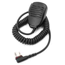 Speaker Microphone Replacement for Icom HM186LS with Clear Audio, TwoPin Plug, Swivel Clip Compatible with Icom ID51A
