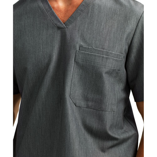 (4XL, Dynamo Grey) Onna Mens Limitless Stretch Work Tunic 1