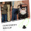 Stroller Bib Clip Holder for Babies with Durable Strap, Secure Attachment, Compact Travel Fit 3