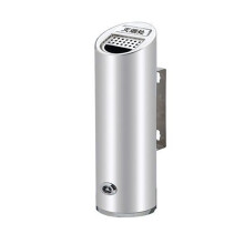 Outdoor Wall Ashtray Stainless Steel Weatherproof Large Capacity Lockable for Bar Restaurant Cafe