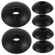 6pcs Durable Antiwear Trekking Pole Tips with Enhanced Skid Resistance for Hiking and Walking