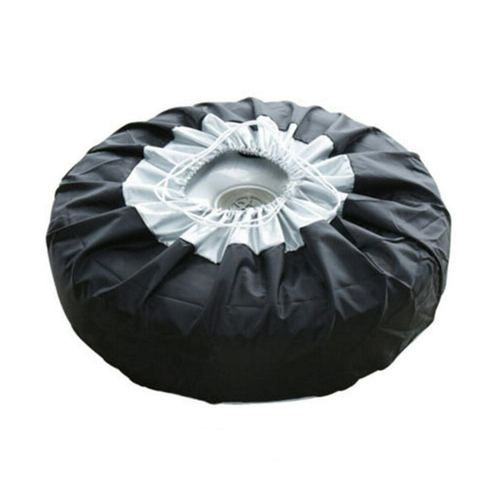 Spare Tire Cover Waterproof Oxford Wheel Storage Bag With Handles For Car Suv Trailer 80Cm Black 9455672252089