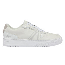 (6 UK, White) Lacoste Mens L001 Leather Trainers