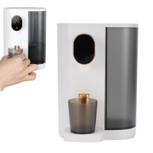 Automatic Mouthwash Dispenser Wall Mounted USB Rechargeable with 4 Levels and Magnetic Cups