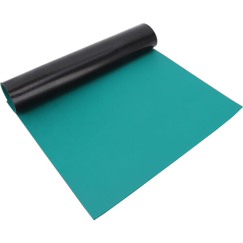 Green ESD Workbench Mat Anti Static Heat Resistant Rubber Pad for Electronics  70x140cm