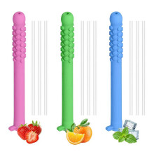 Chewable Essential Oil Stress Relief Stick for Fresh Breath and Oral Fixation Aid, 3 Pack