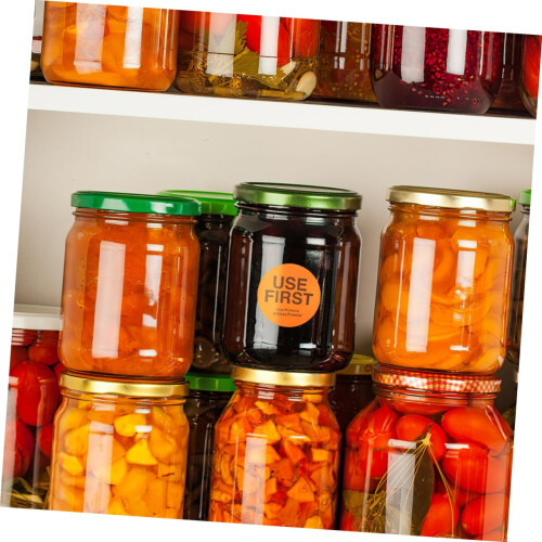 Adhesive Labels 4 Rolls for Inventory Control with Trusted Adhesion and Versatile Storage Use 1