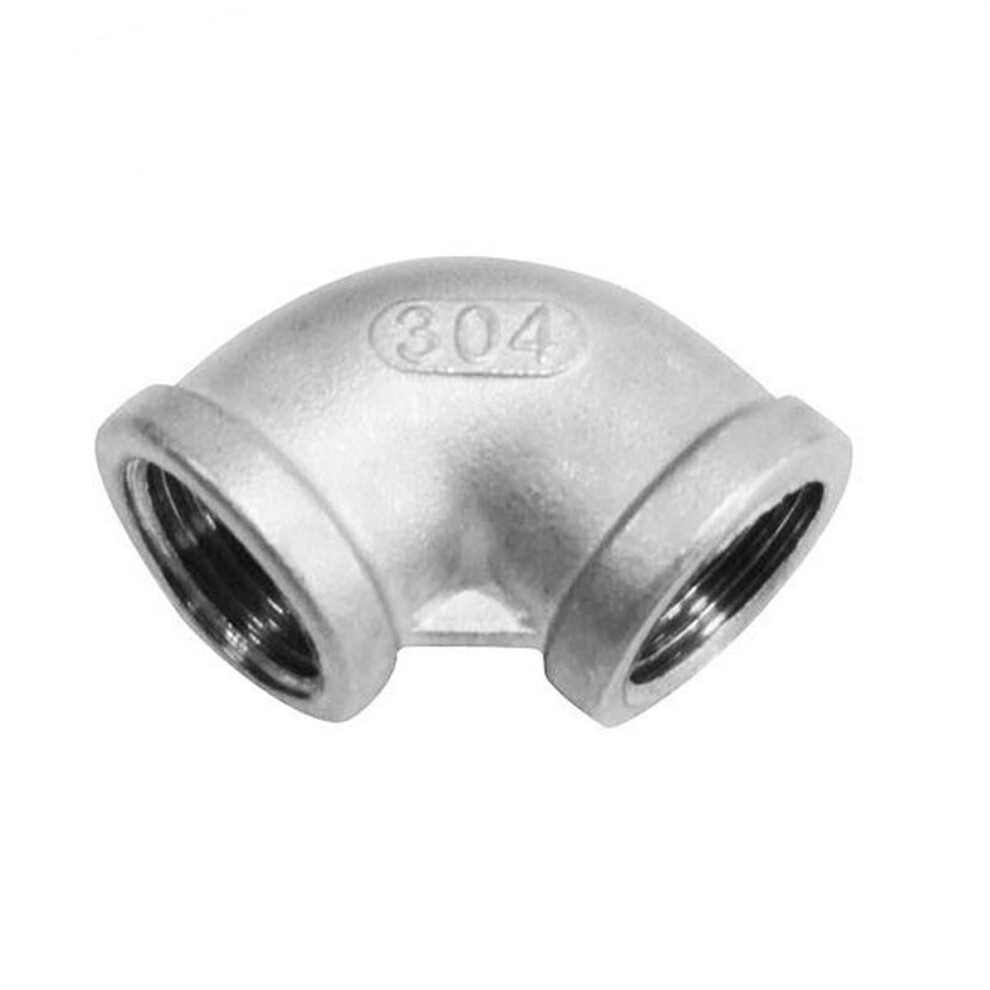 Stainless Steel Pipe Fittings Ss304 1 Inch 90 Degree Female Threaded Rustproof Elbow 9169991987323
